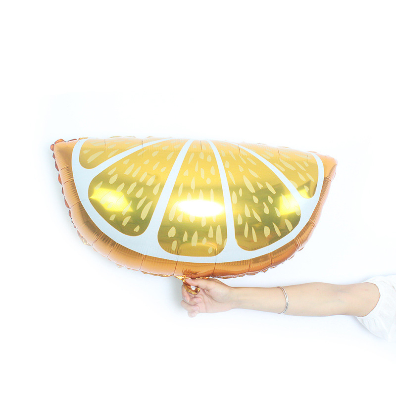 1 Buah Balon Buah Tropis Dekor - Orange Lighting Decor ulasan dan harga