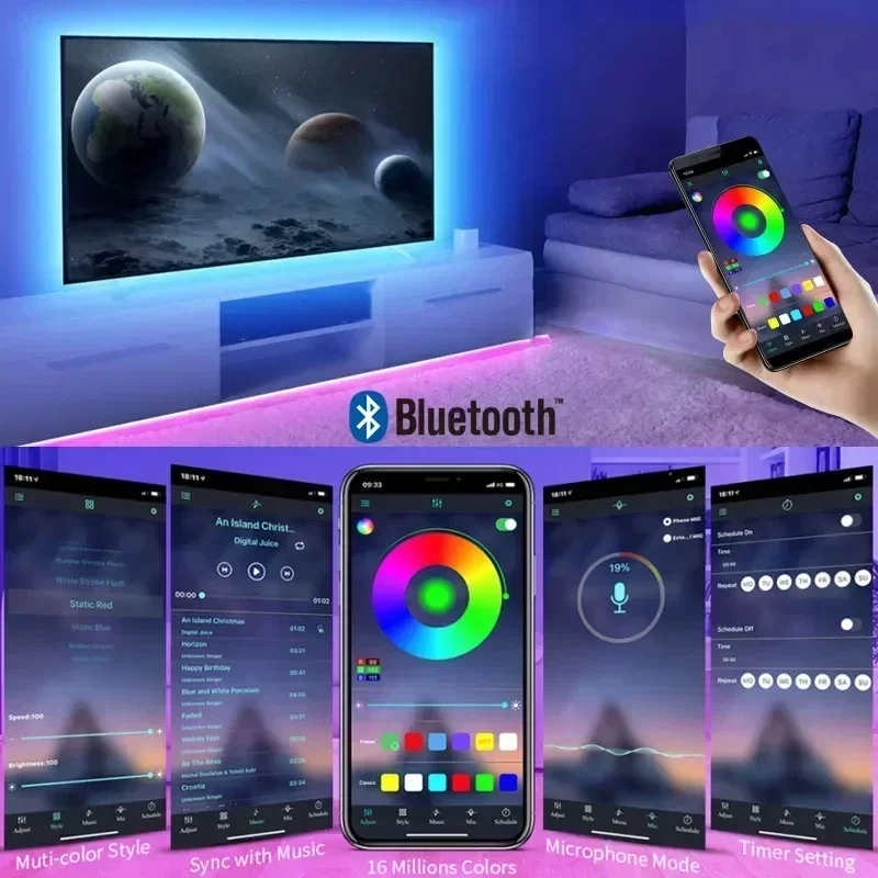 Lampu Strip LED RGB Pintar unt - Ambient Led Strip ulasan dan harga