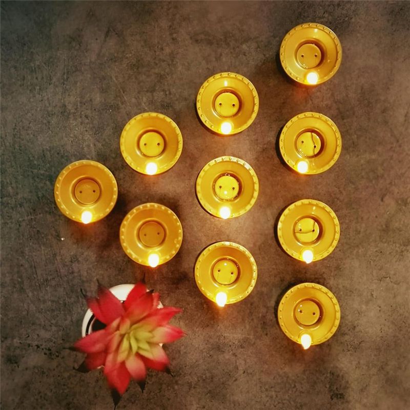 Lampu Minyak Tanpa Api Tahan A - Lighting Decoration For Diwali ulasan dan harga