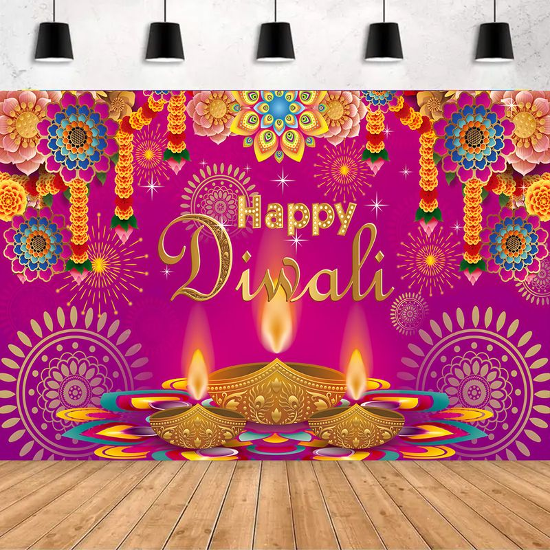 VIKAMA Latar Belakang Selamat  - Lighting Decoration For Diwali ulasan dan harga