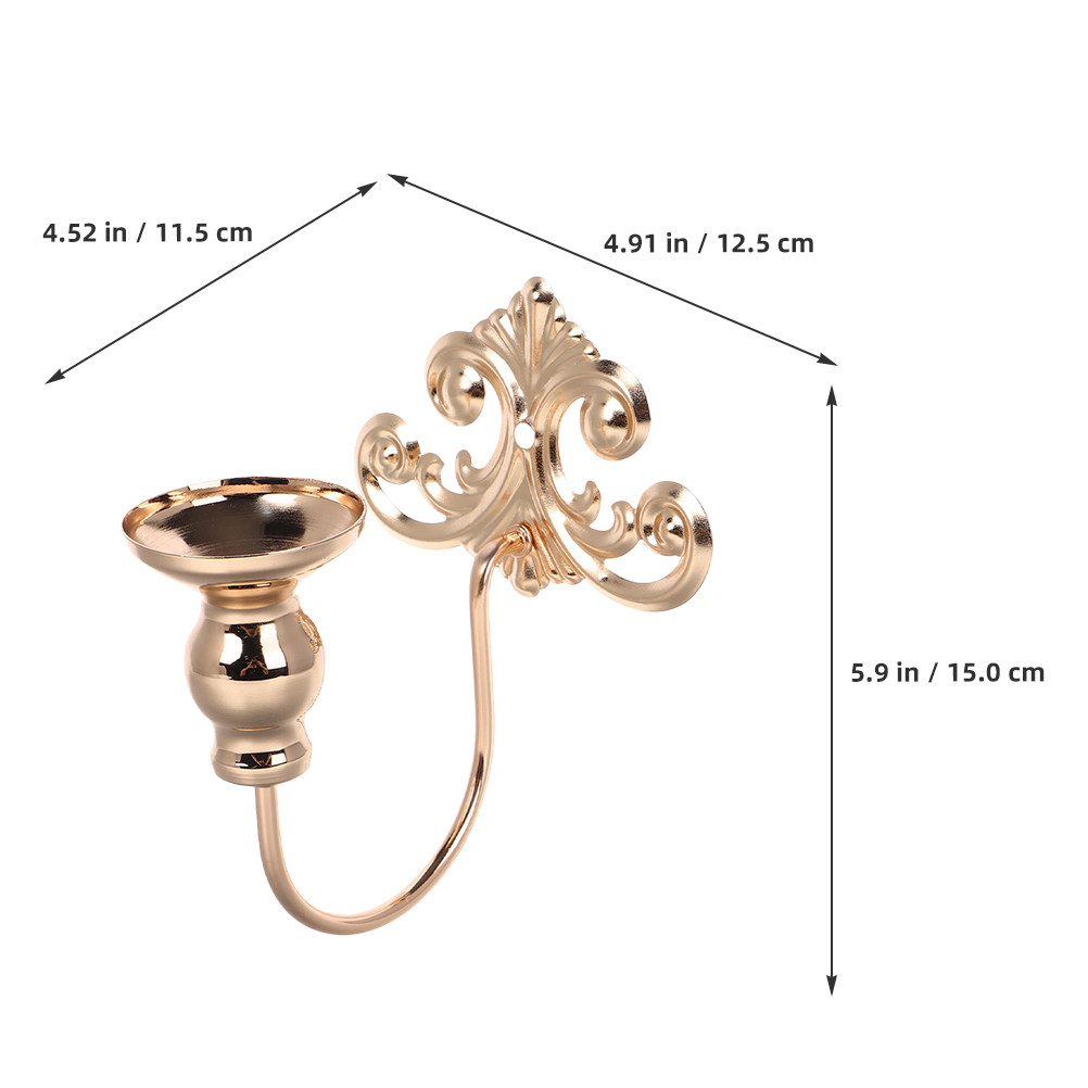 2Pcs Tempat Lilin Dinding Loga - Vintage Lighting Decor ulasan dan harga