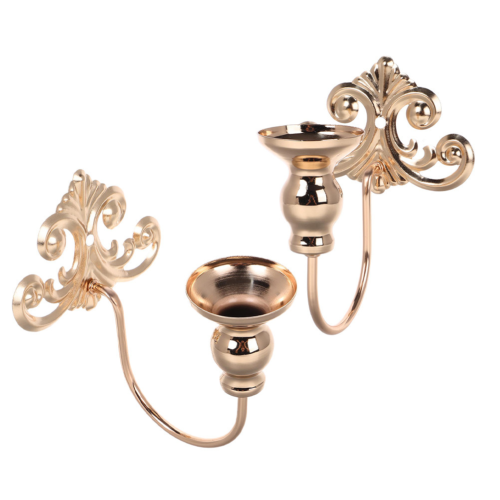 2Pcs Tempat Lilin Dinding Loga - Vintage Lighting Decor ulasan dan harga