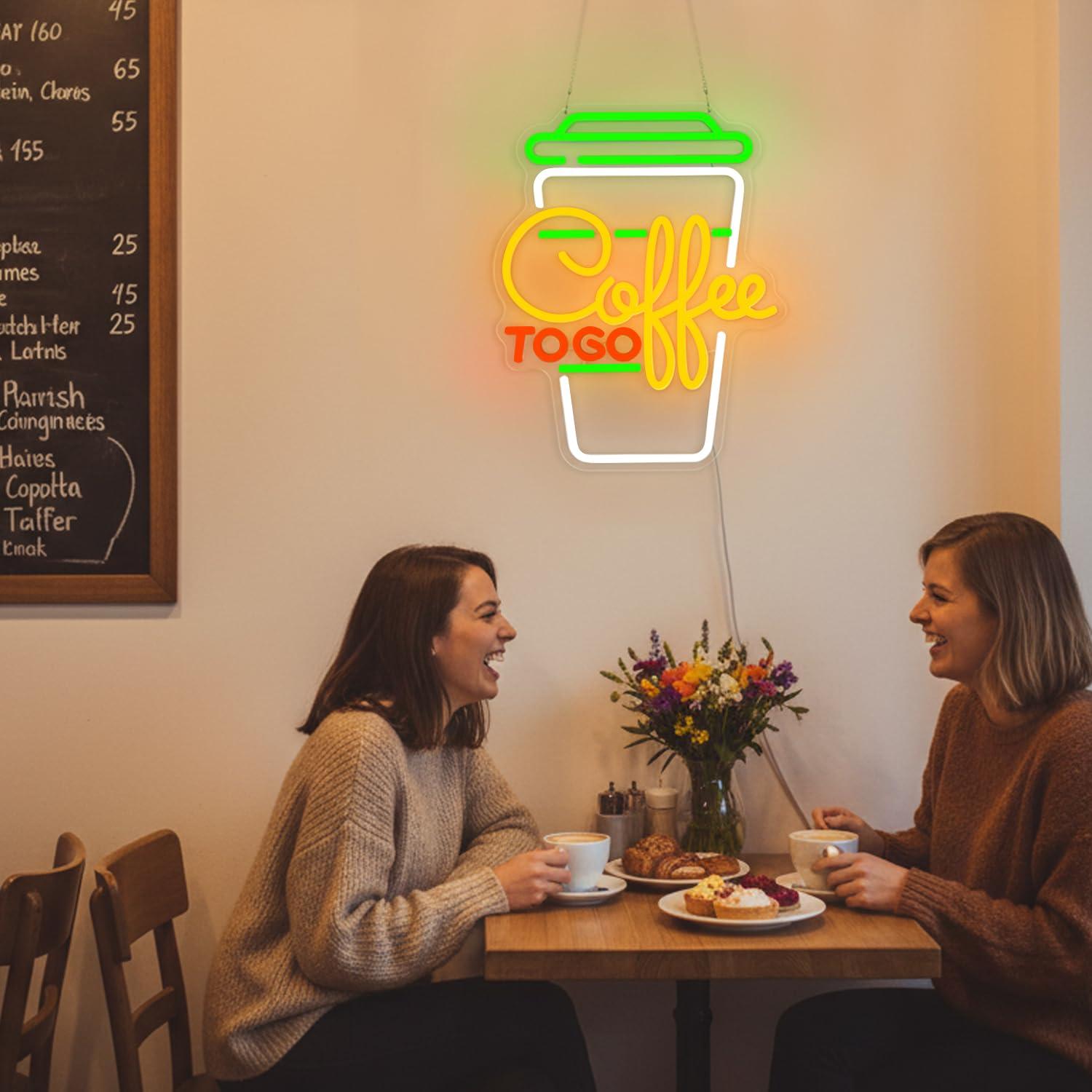 Lampu LED Neon Sign Kopi USB y - Lighting Decor Home ulasan dan harga