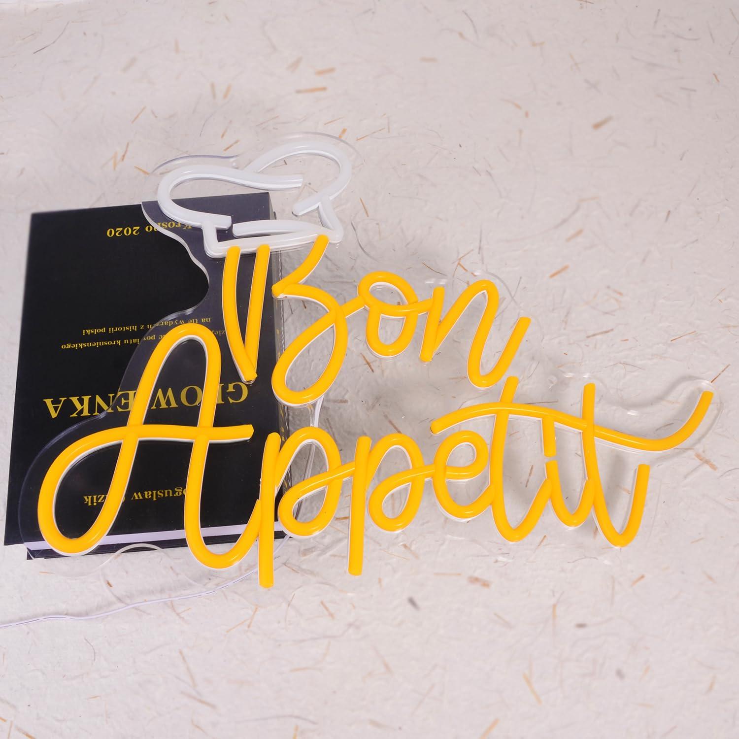 Topi Koki Bon Appetit Lampu Ne - Lighting Decor Home ulasan dan harga