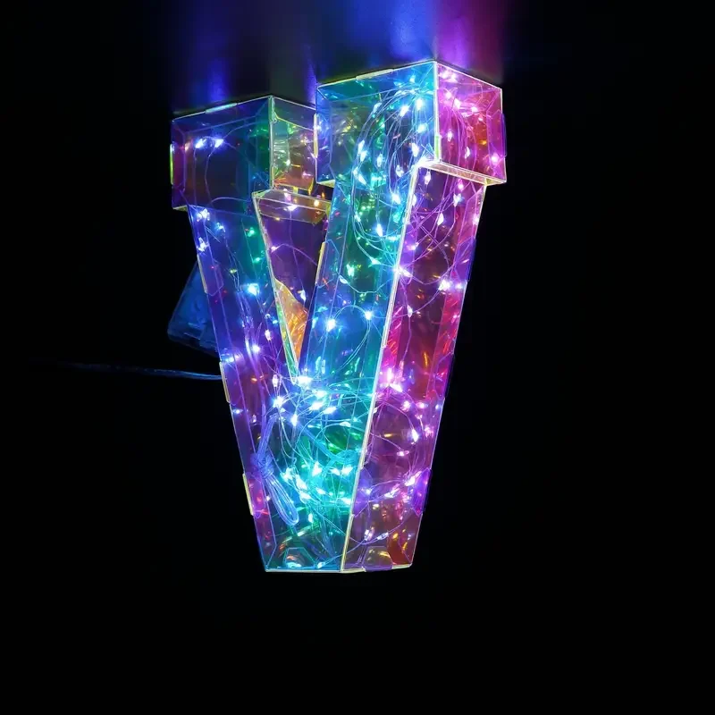 Huruf & Angka LED Gaya Glam -  - Light Up Letters Marquee ulasan dan harga