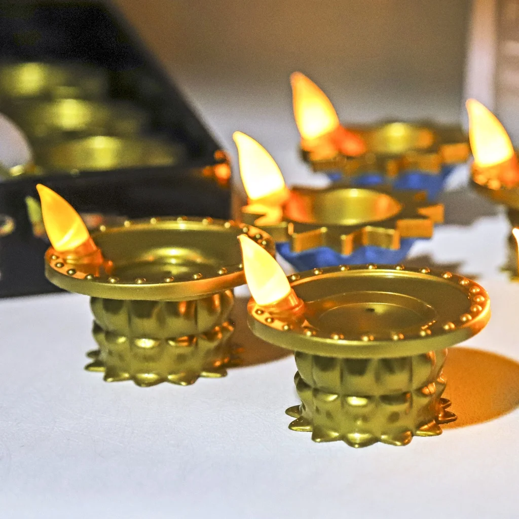 Lampu lilin LED simulasi Diwal - Lighting Decoration For Diwali ulasan dan harga