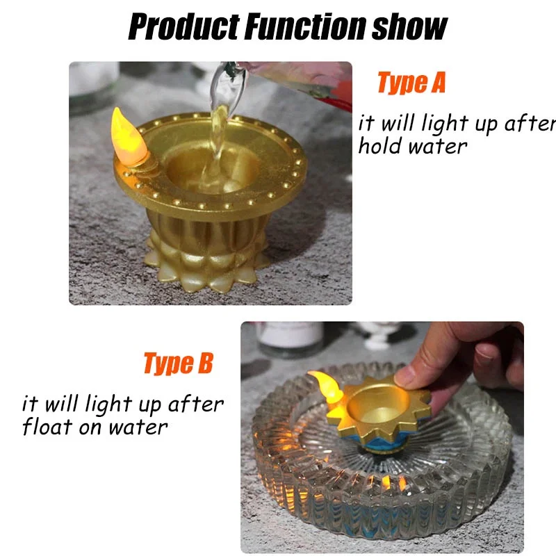 Lampu lilin LED simulasi Diwal - Lighting Decoration For Diwali ulasan dan harga