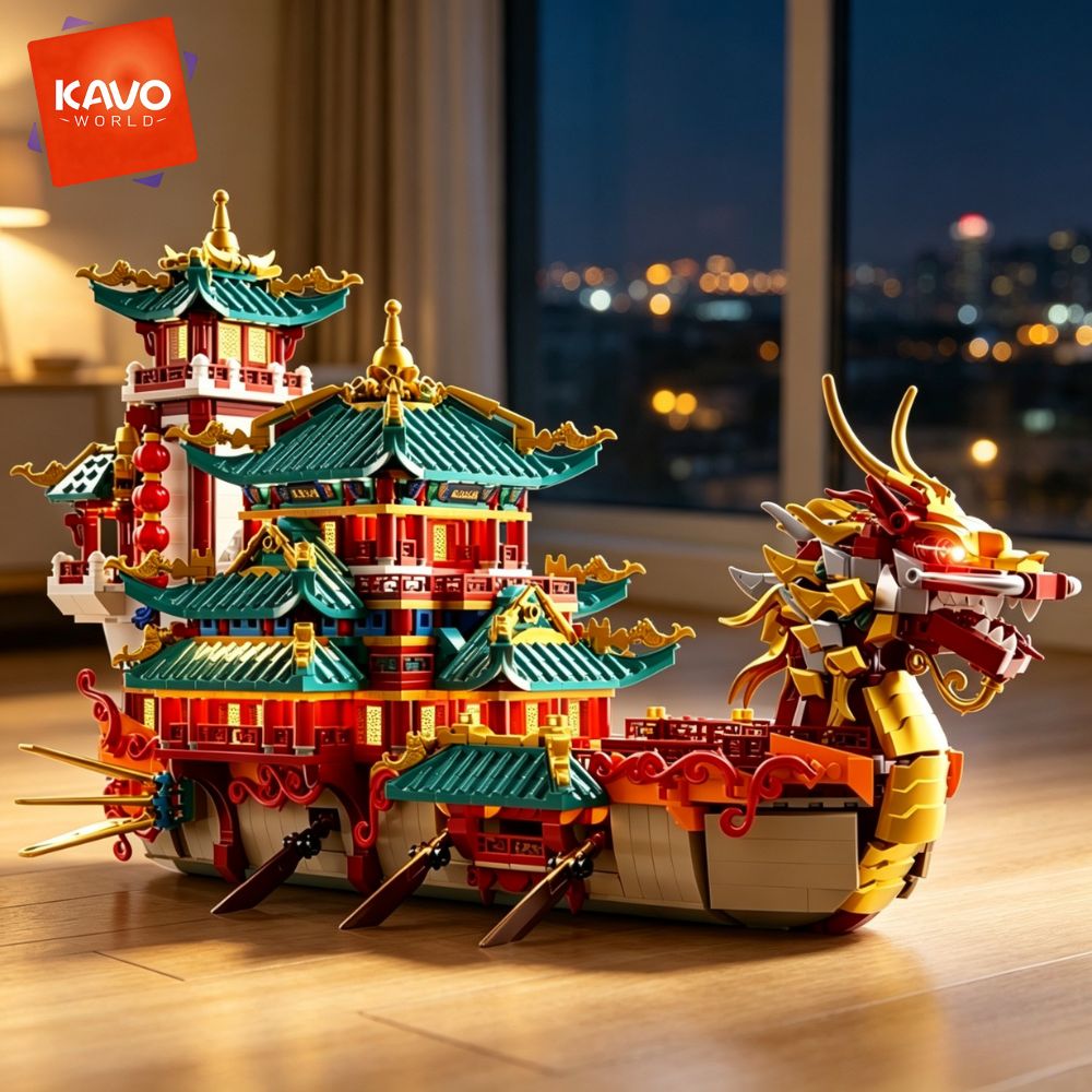 KAVOWORLD 2453pcs Blok Banguna - Lantern Paper Solar ulasan dan harga