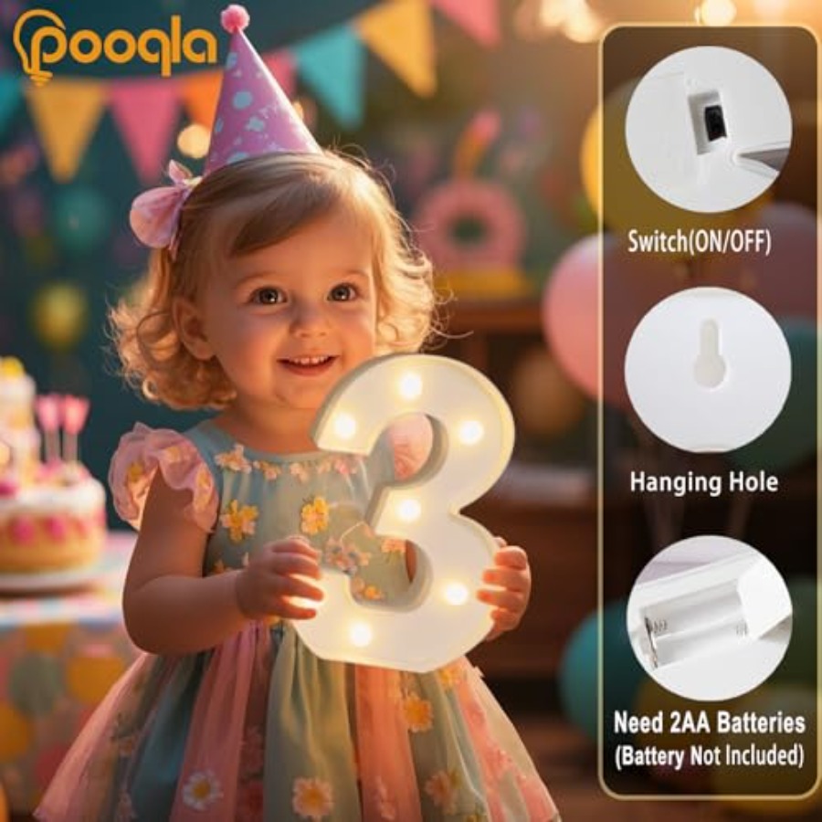 Lampu LED Dekoratif Berbentuk  - Light Up Letters Marquee ulasan dan harga