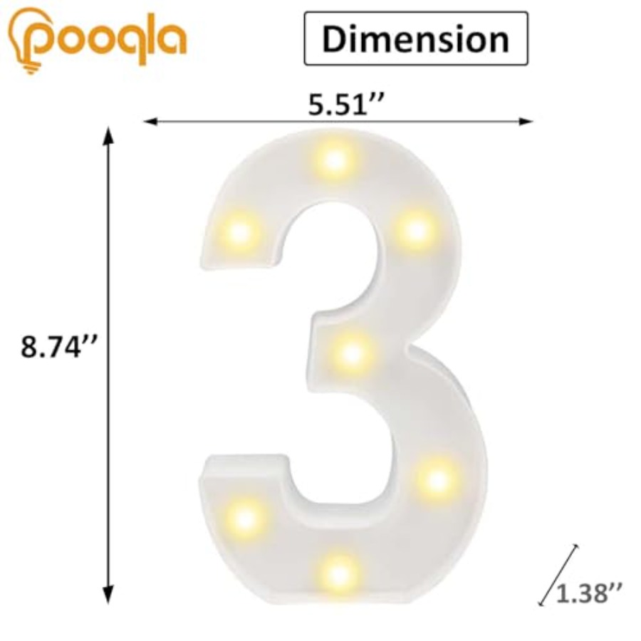 Lampu LED Dekoratif Berbentuk  - Light Up Letters Marquee ulasan dan harga