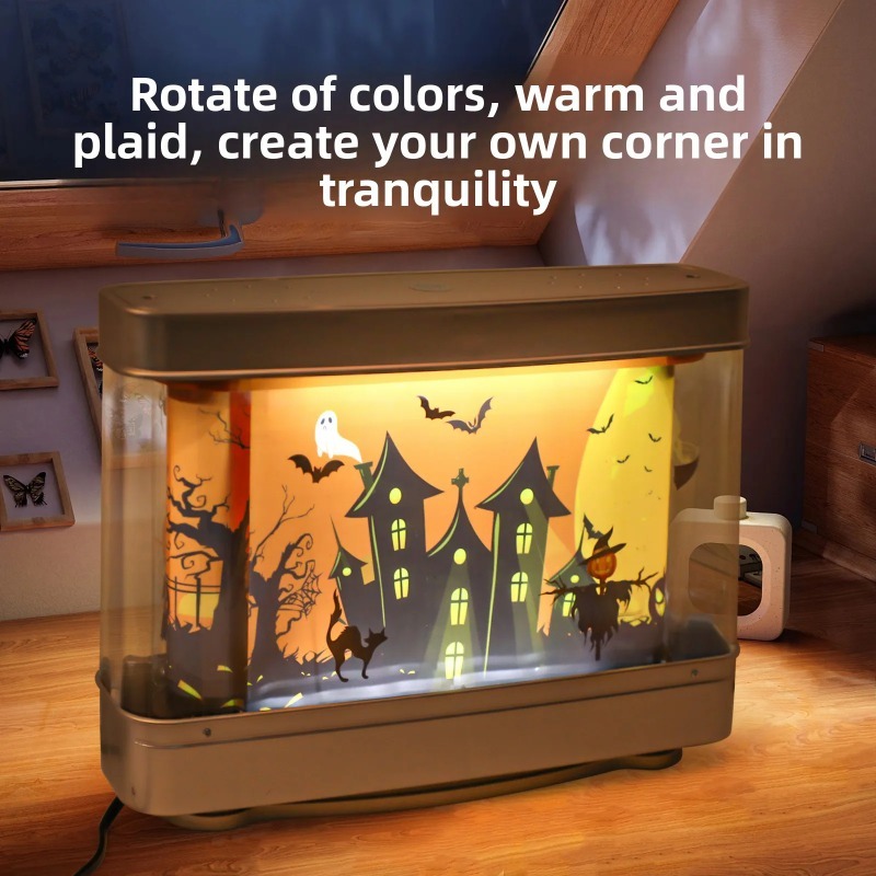 Lampu Suasana Halloween Rumah  - Orange Lighting Decor ulasan dan harga