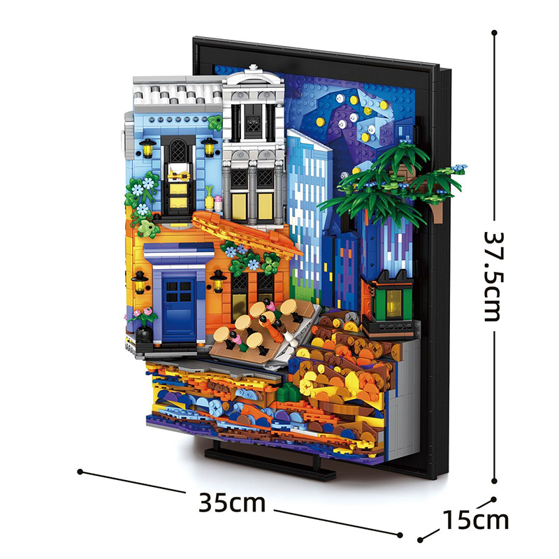 Blok Bangunan Bingkai Foto Nig - Lighting Home Decor Ideas ulasan dan harga