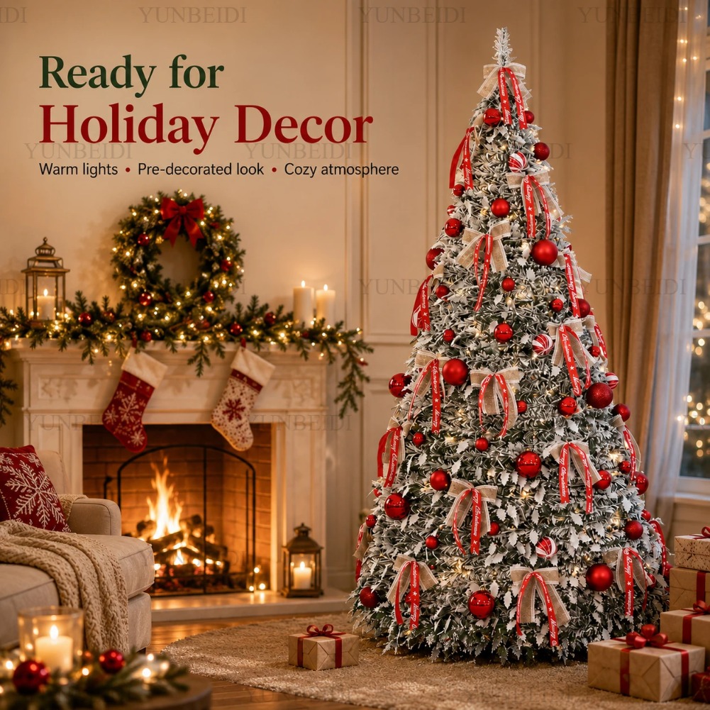 Pohon Natal Lipat dengan Ornam - Home Decor Lighting Tree ulasan dan harga