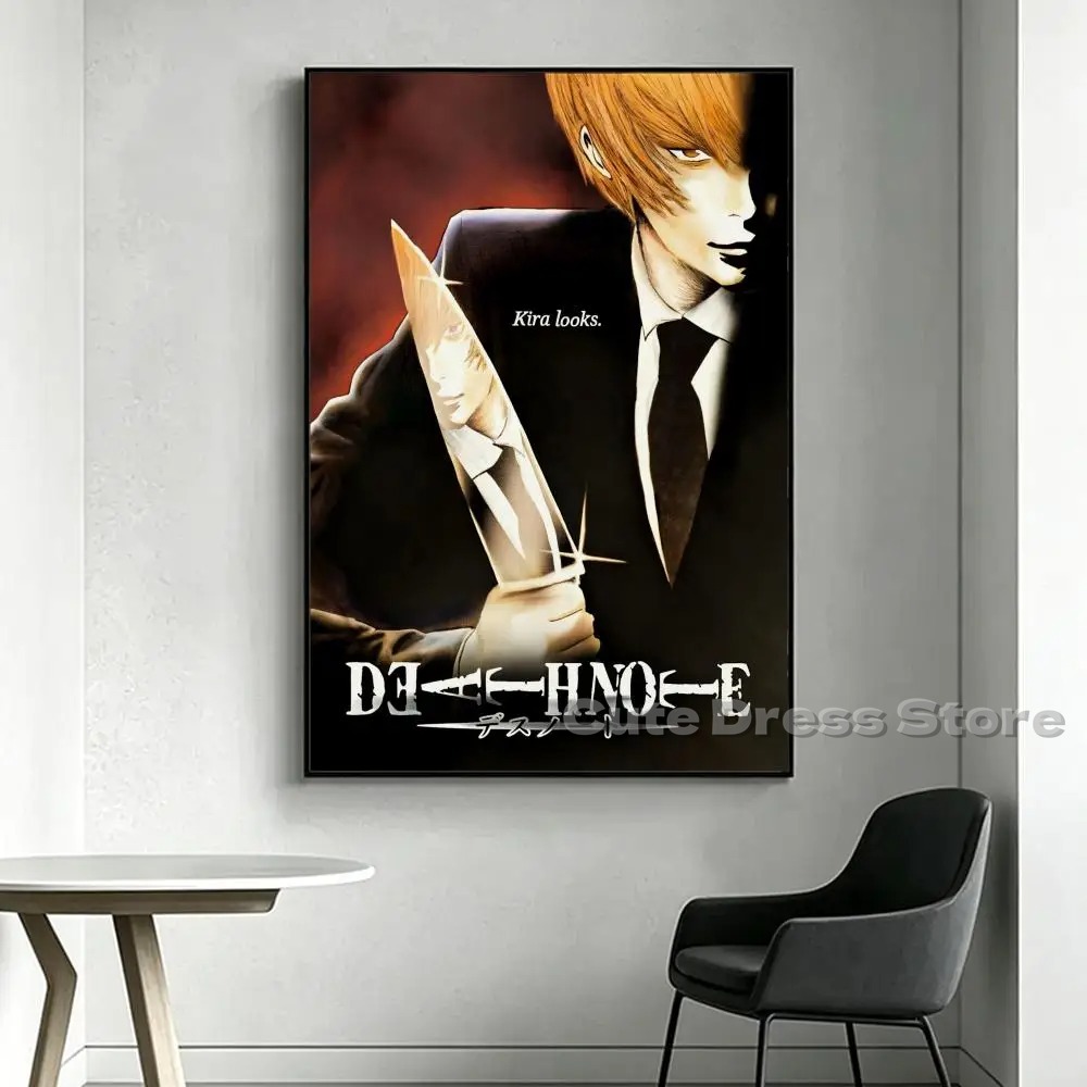 Lukisan Kanvas Death Note Tanp - Lighting Room Decor Items ulasan dan harga