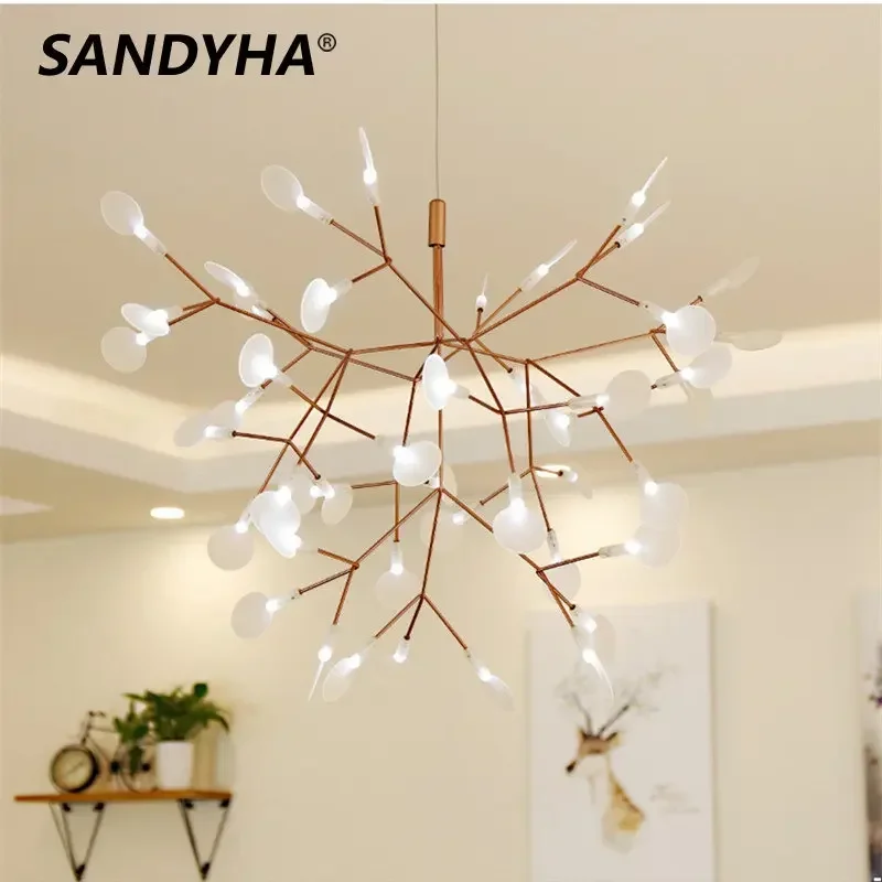 SANDYHA Lampu Gantung Daun Poh - Unique Lighting Decor ulasan dan harga
