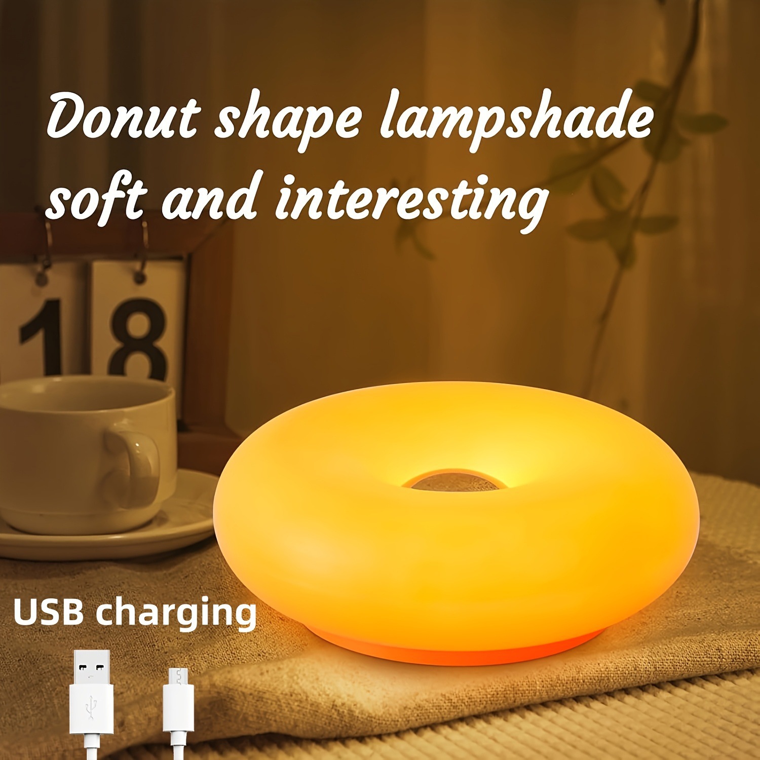 Lampu Donat Retro-Modern Berpa - Orange Lighting Decor ulasan dan harga