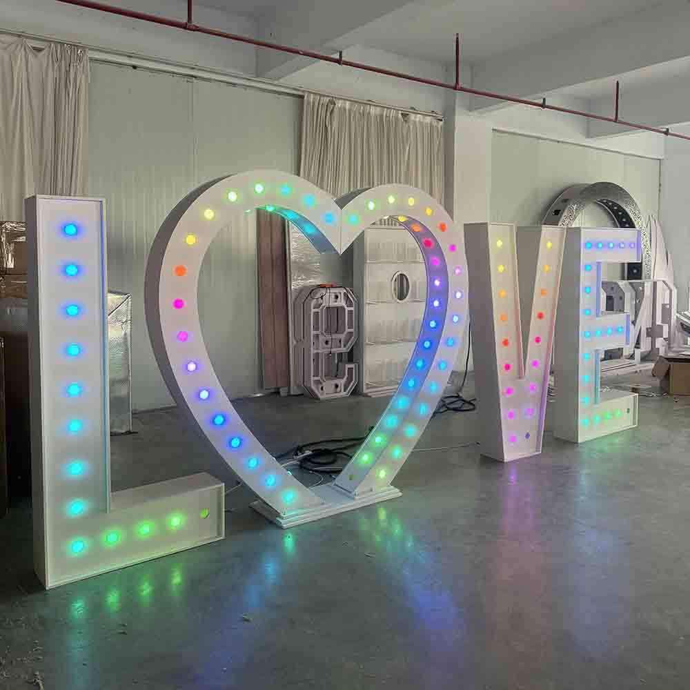Logo Ukuran Khusus Raksasa Bes - Light Up Letters Marquee ulasan dan harga