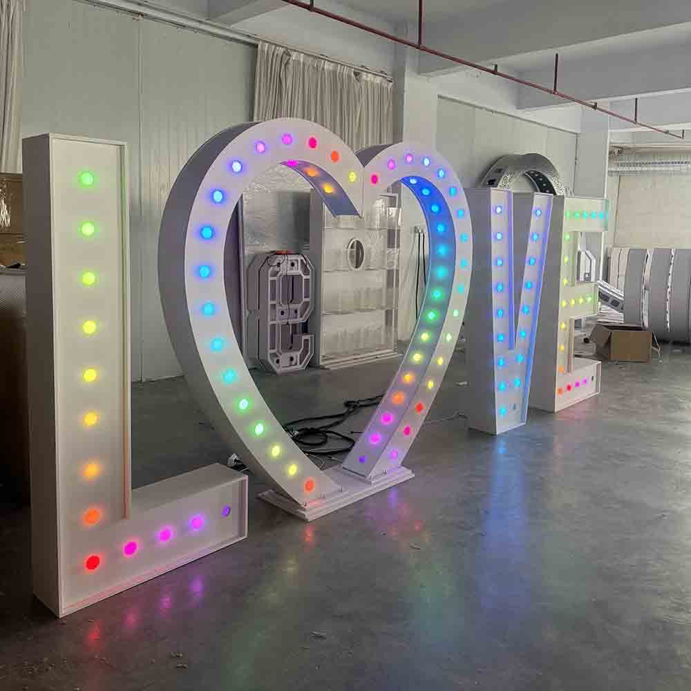 Logo Ukuran Khusus Raksasa Bes - Light Up Letters Marquee ulasan dan harga