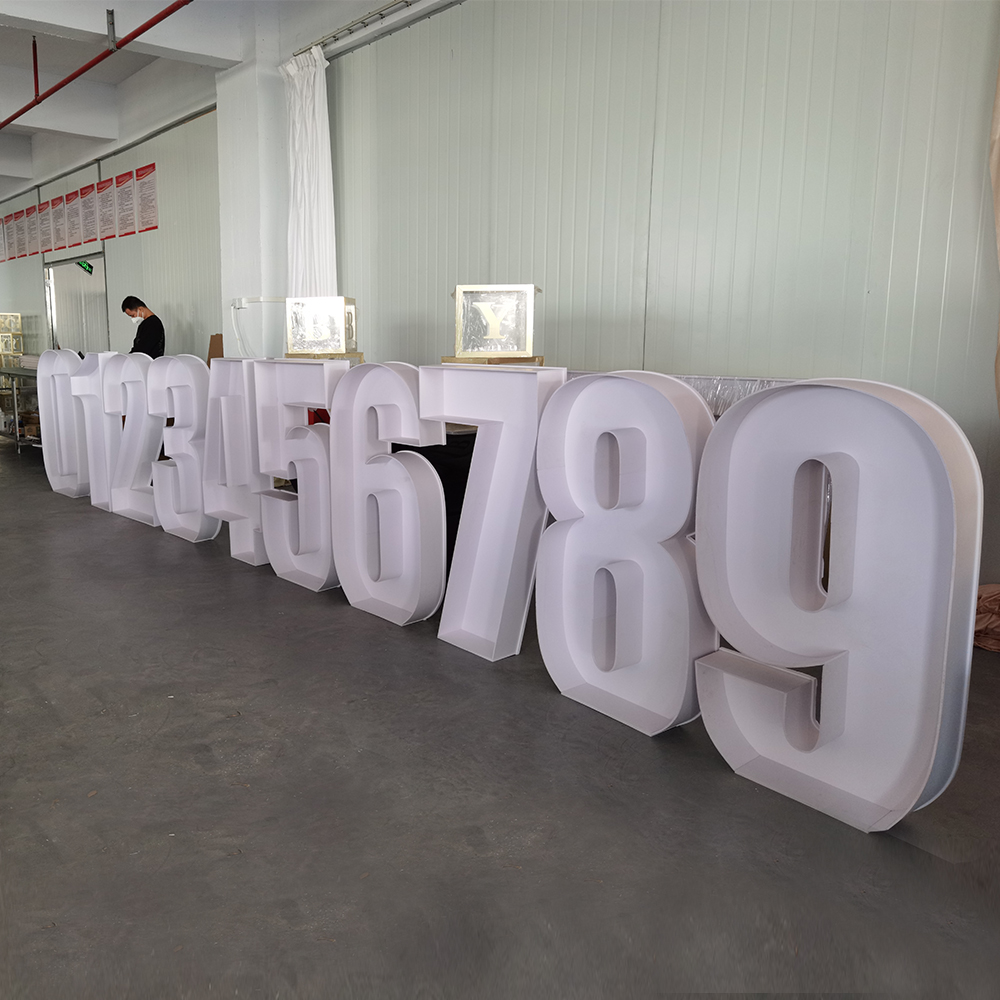Huruf Besar Lampu Marquee Angk - Light Up Letters Marquee ulasan dan harga