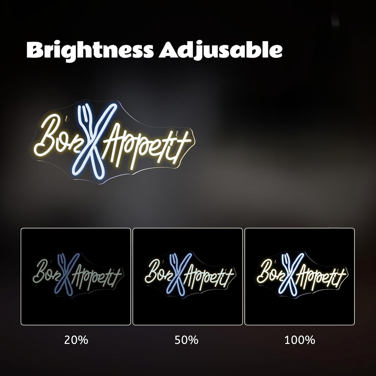 Lampu Neon Bon Appétit, Lampu  - Lighting Home Decor Ideas ulasan dan harga