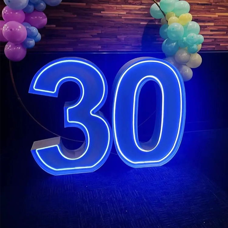 Lampu Neon LED RGB Huruf Besar - Light Up Letters Marquee ulasan dan harga