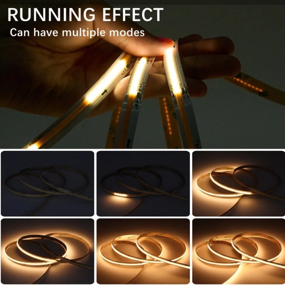 DC24V WS2811 Strip LED COB yan - Orange Lighting Decor ulasan dan harga