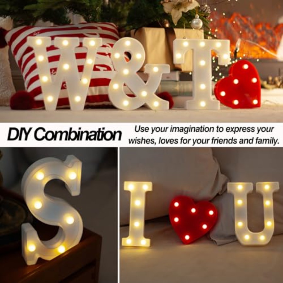 Angka LED Marquee, Huruf Menya - Light Up Letters Marquee ulasan dan harga