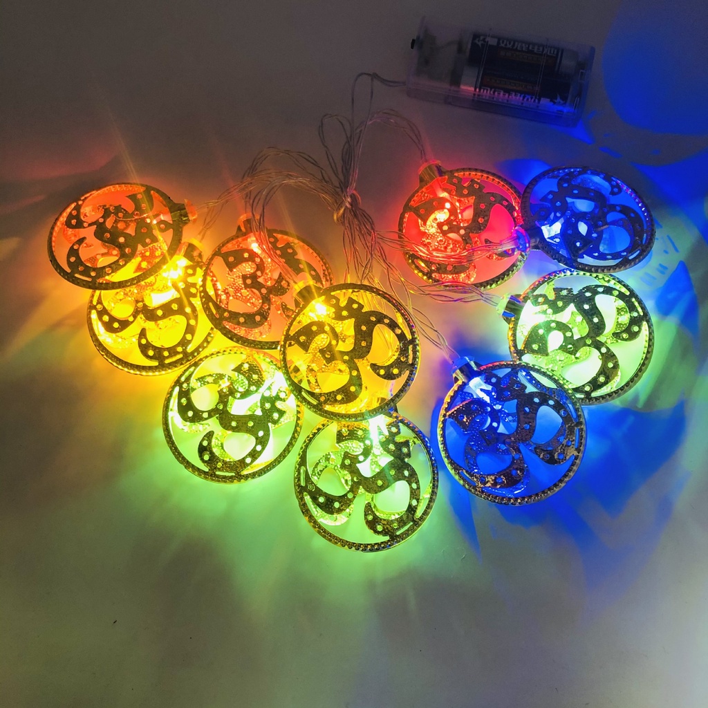 Cahaya Diwali LED AUM OM Swast - Lighting Decoration For Diwali ulasan dan harga