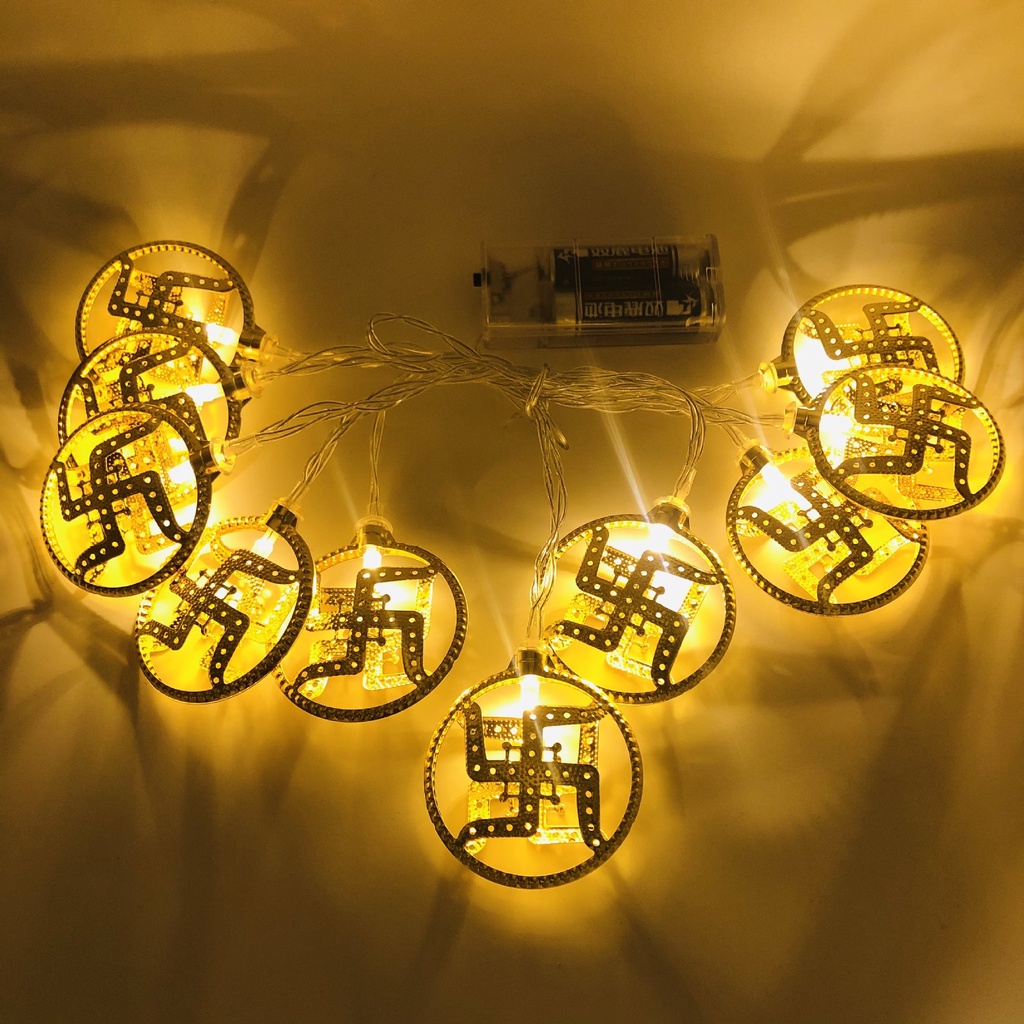 Cahaya Diwali LED AUM OM Swast - Lighting Decoration For Diwali ulasan dan harga