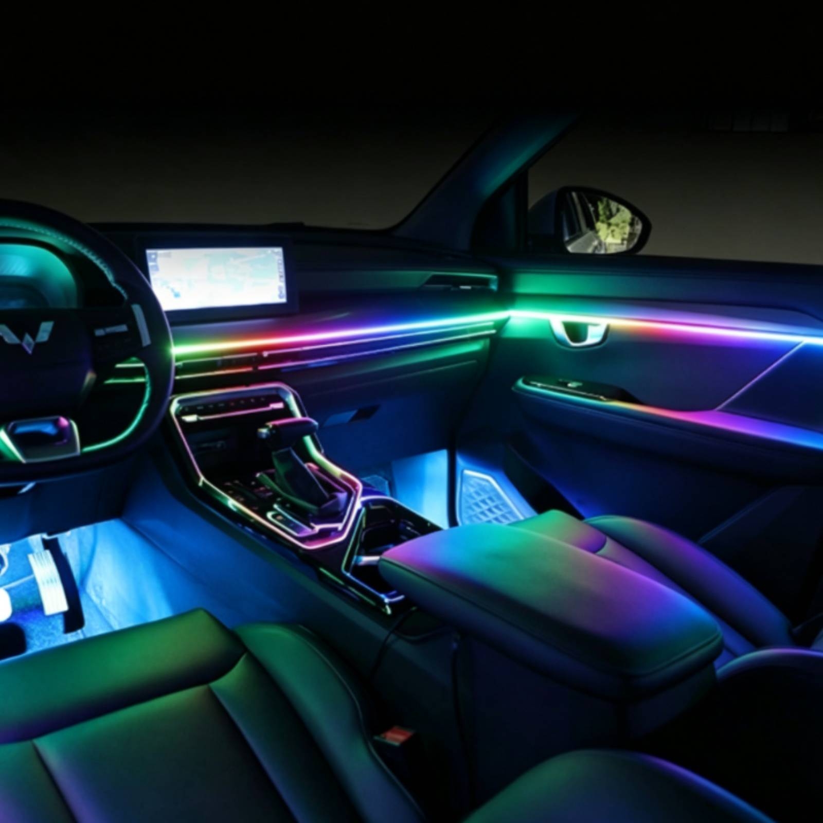 6 Buah Lampu LED Interior Mobi - Ambient Led Strip ulasan dan harga