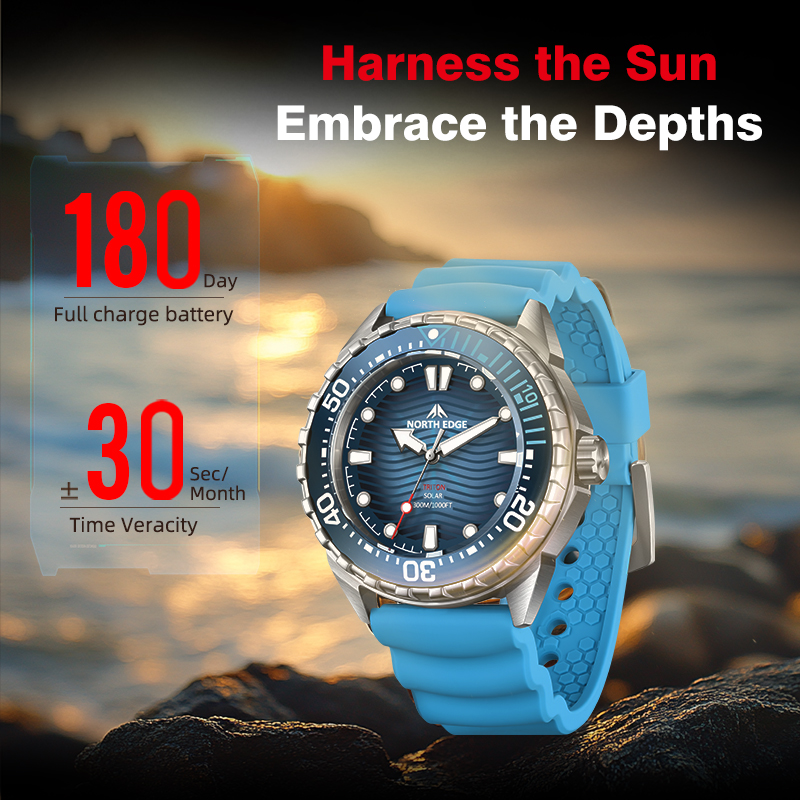 NORTH EDGE 2025 Jam Tangan Men - Lantern Paper Solar ulasan dan harga