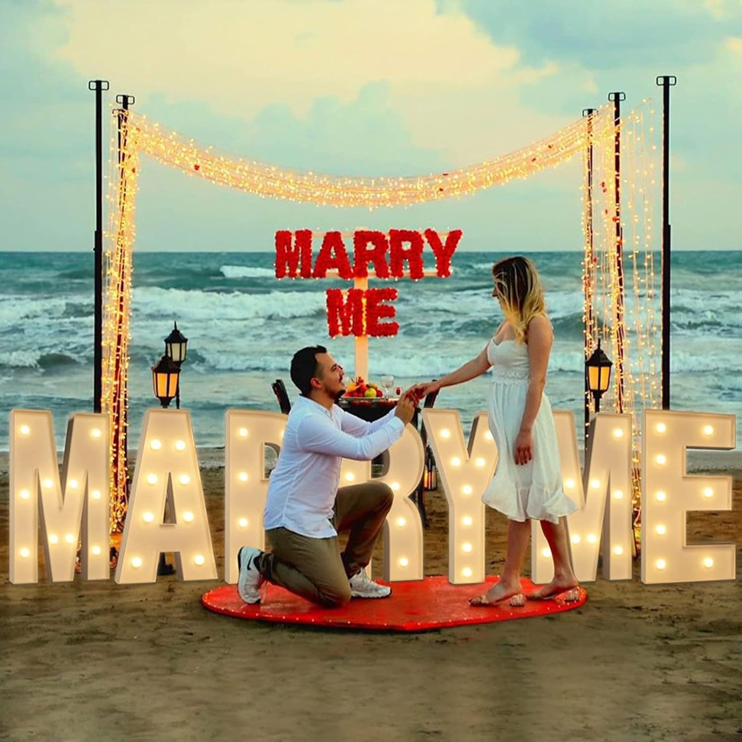 DIY Marquee menyala huruf mosa - Light Up Letters Marquee ulasan dan harga